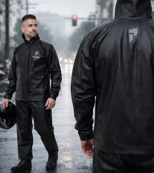 Capa de Chuva Moto Pioneira Impermeรกvel PVC