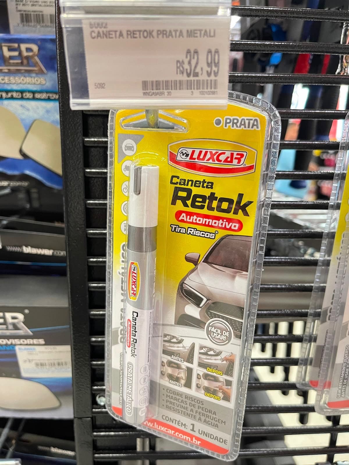 Caneta Pintura Reparadora Permanente Tira Riscos