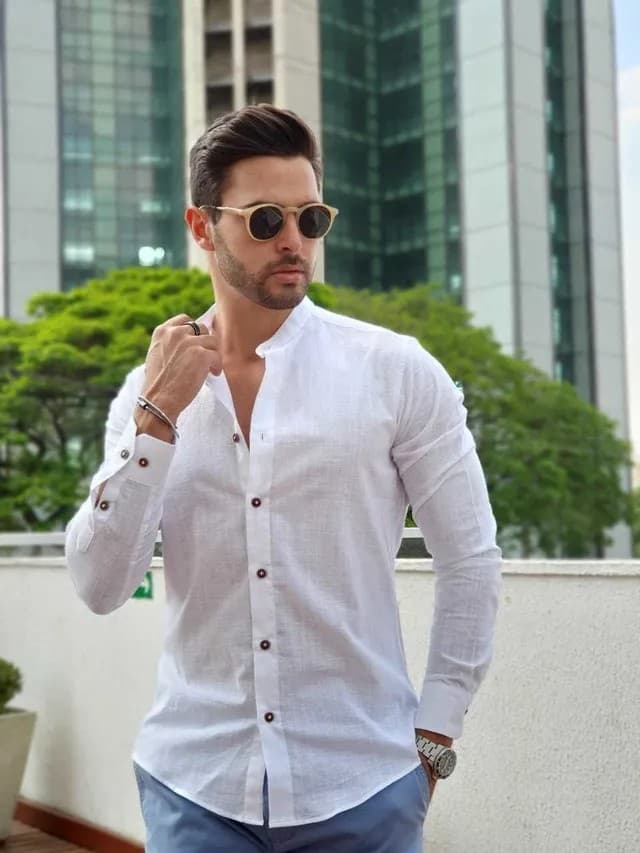 Camisa Social de Linho